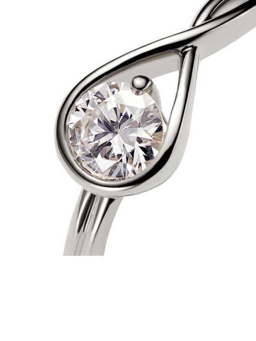 Pandora Infinite 14k White Gold Lab-grown Diamond Ring - Image 5
