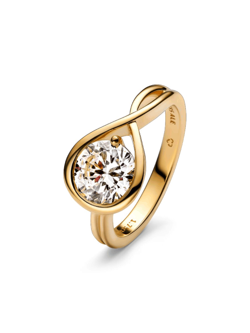 Pandora Infinite 14k Gold Lab-grown Diamond Ring - Image 5