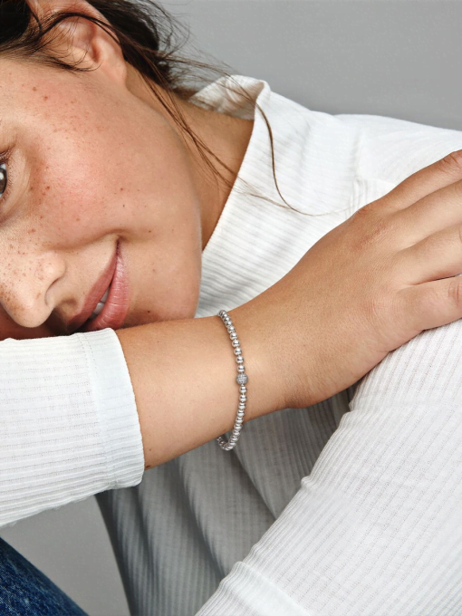 Beads & Pave Bracelet - Image 4