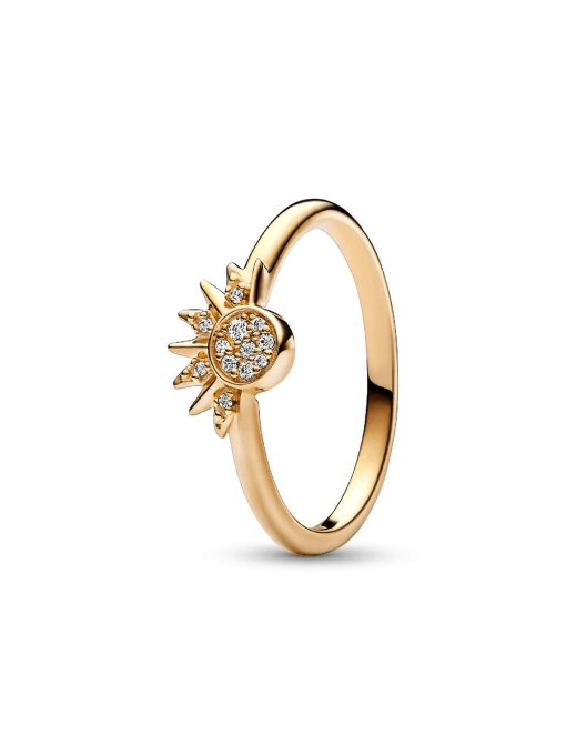 Celestial Sparkling Sun Ring - Image 3