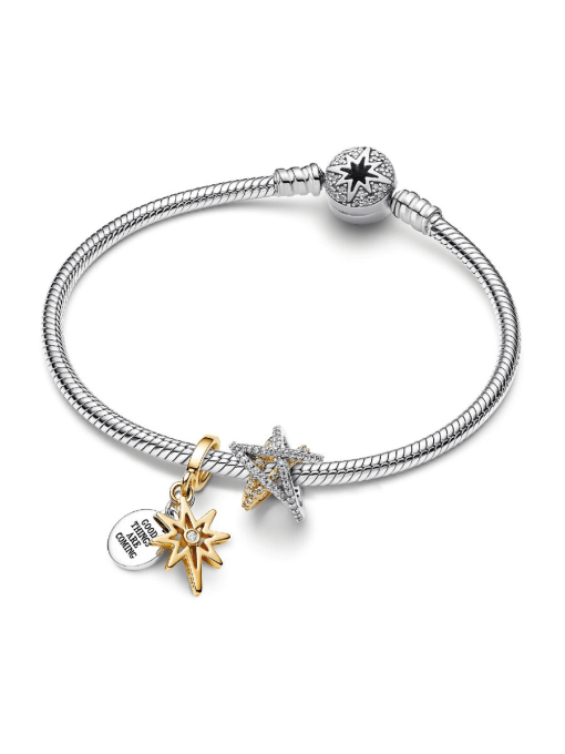 North Star Engravable Charm Bracelet Set - Image 2