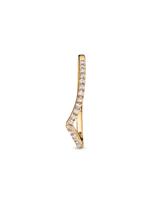 Sparkling Wishbone Ring - Image 6