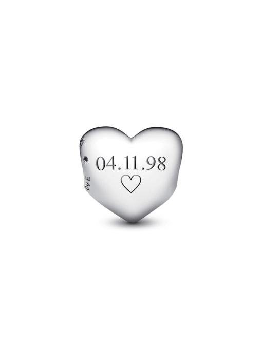 Be Love Engravable Heart Charm - Image 4