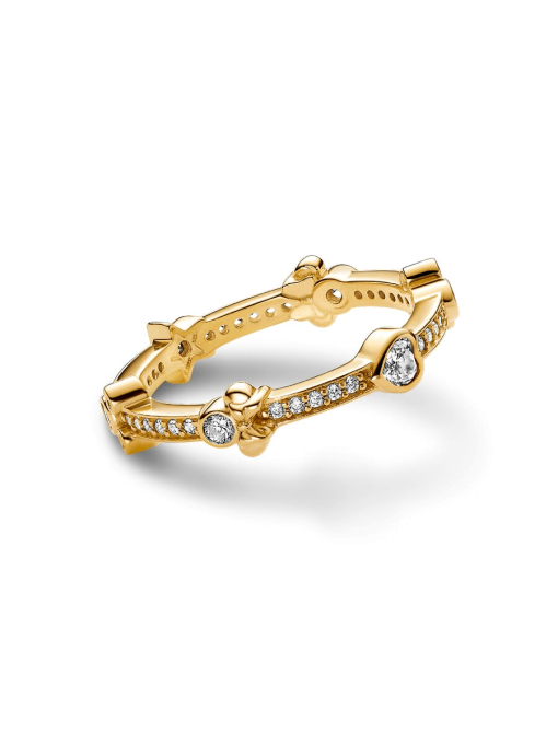 Disney Mickey Mouse & Minnie Mouse Sparkling Eternity Ring - Image 5