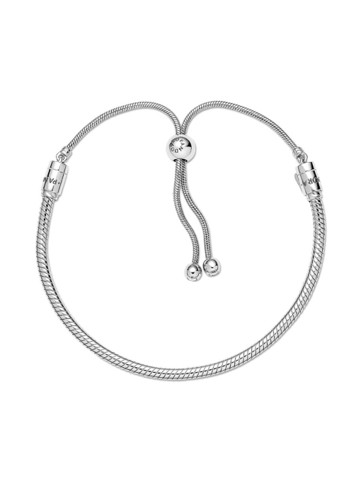 Pandora Moments Snake Chain Slider Bracelet - Image 4