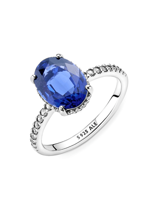 Sparkling Statement Halo Ring - Image 6