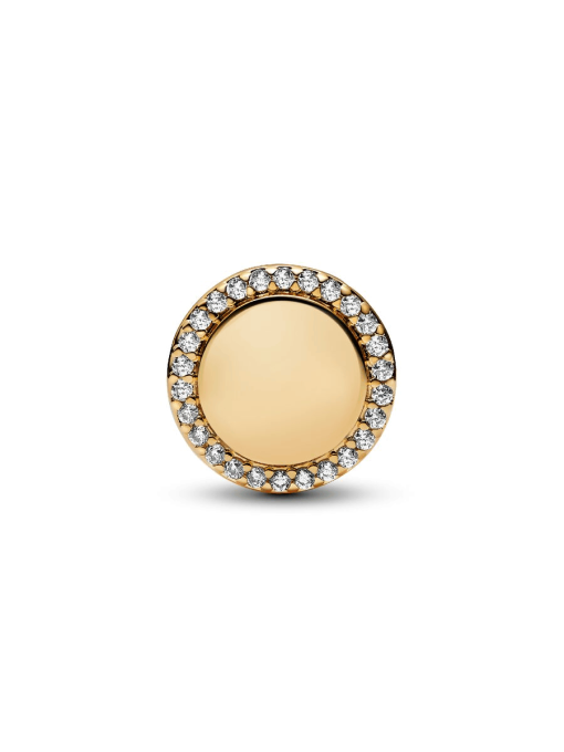 Engravable Sparkling Button Charm - Image 6