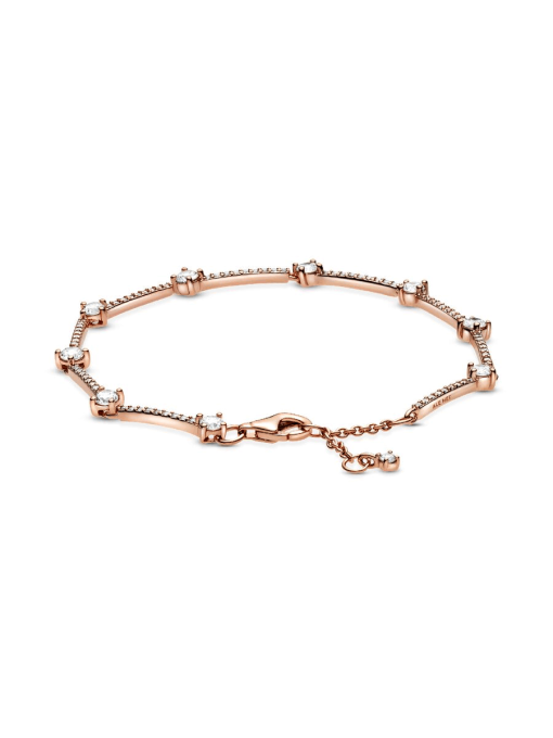 Sparkling Pave Bars Bracelet - Image 5