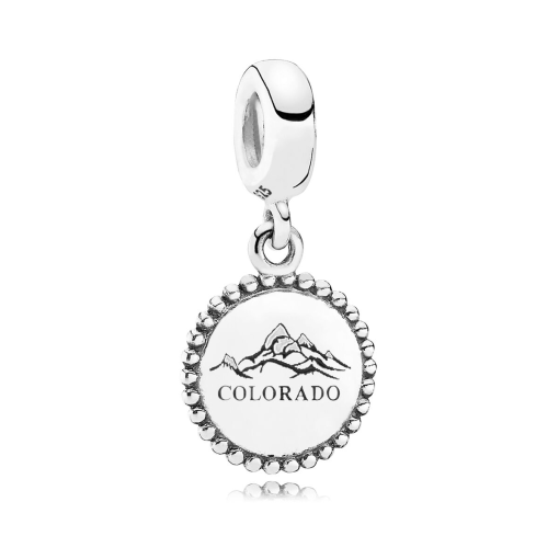 Colorado Snow Cap Dangle Charm