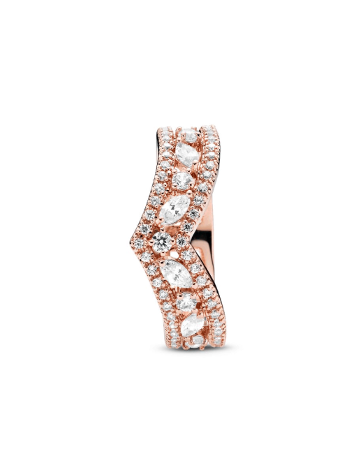 FINAL SALE - Sparkling Marquise Double Wishbone Ring - Image 6