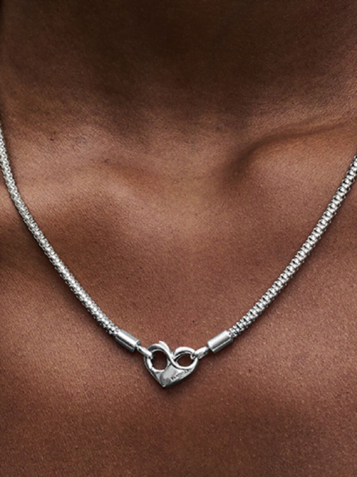 Pandora Moments Studded Chain Necklace - Image 2