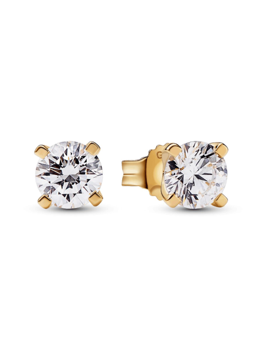 Pandora Era 14k Gold Lab-grown Diamond Earrings - Image 3